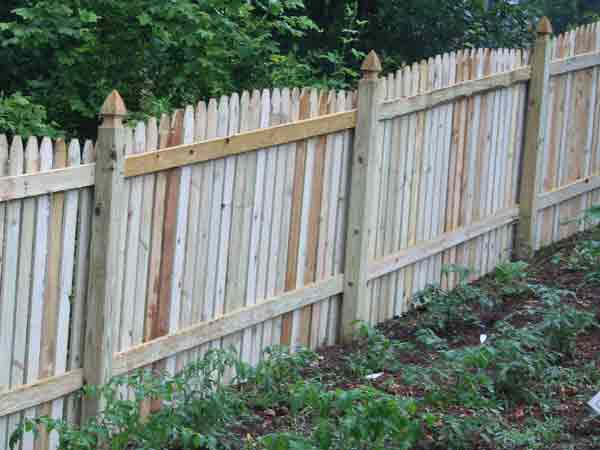 Charleston Gothic Wood Picket Fence