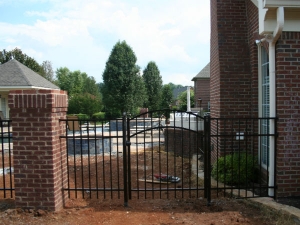 American Classic Aluminum Fence Arch POOL Gate American Classic Aluminum Fence Arch POOL Gate