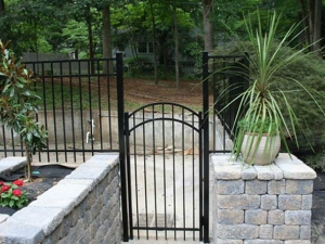 American Classic Aluminum Fencing Arch Point of Entry Gate
