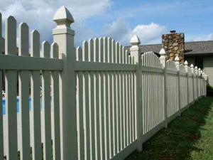 Charleston Vinyl Picket POOL Fence