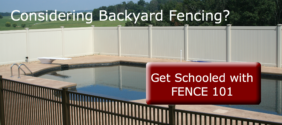 Consider backyard fencing