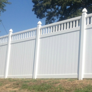 Olde English Vinyl Privacy Bryant Fence Company Knoxville Tennessee
