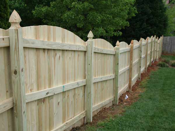 Charleston Wood Privacy Fence Knoxville Tennessee
