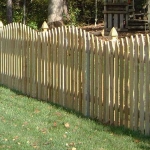 NATURAL WOOD FENCE