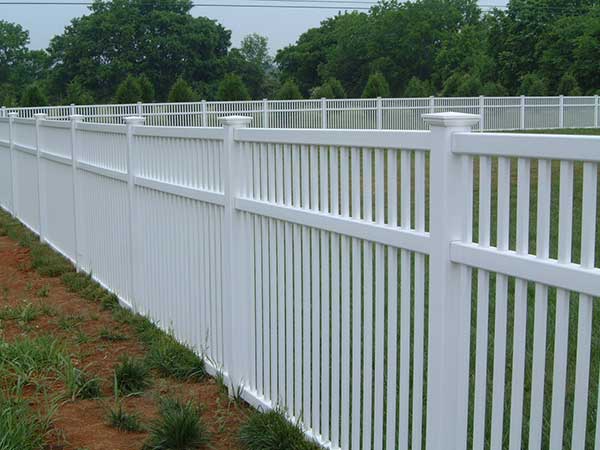 Vinyl Spaced Privacy Fence