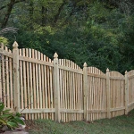 NATURAL WOOD FENCE
