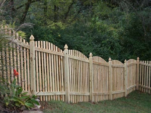 Maryville Natural Wood Fence