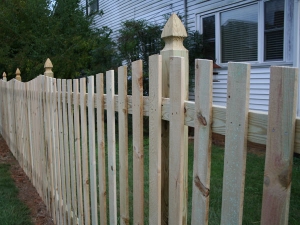 Maryville Natural Wood Fence