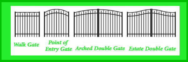 Aluminum Gate popular styles