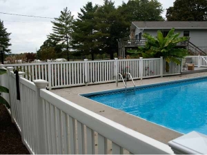 AMERICAN CLASSIC VINYL PICKET POOL FENCE AMERICAN CLASSIC VINYL PICKET POOL FENCE