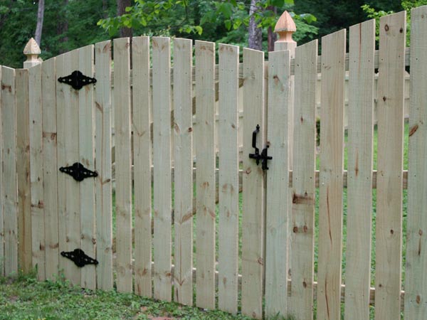Spaced Privacy Charleston Wood Fence