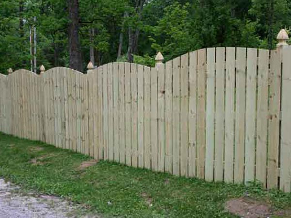 Spaced Privacy Charleston Wood Fence