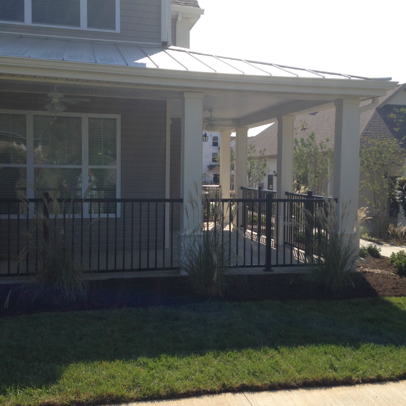 Aluminum handrail Knoxville Tennessee Bryant Fence Company