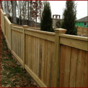 Knoxville Tn Natural Wood Privacy Fence
