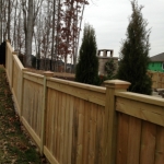 Natural Wood Fencing Knoxville Tennessee