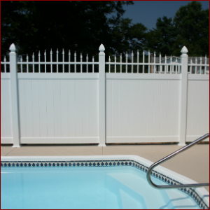IMPERIAL VINYL PRIVACY POOL FENCE Knoxville TennesseeIMPERIAL VINYL PRIVACY POOL FENCE