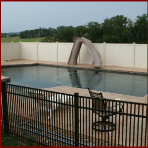 Vinyl and Aluminum Pool Fencing Knoxville Tennessee