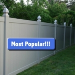 Classic Vinyl Privacy Fence Bryant Fence Company KnoxvilleTennessee