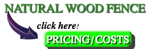 Natural Wood Fencing Costs Bryant Fence Company