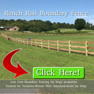 Ranch Rail Boundary Fencing Bryant Fence Company